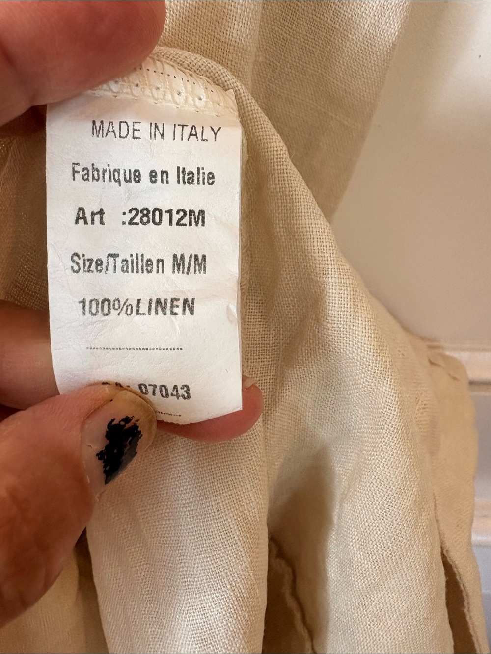 Alessia Pacini Beige Linen dress - Picture 4 of 15